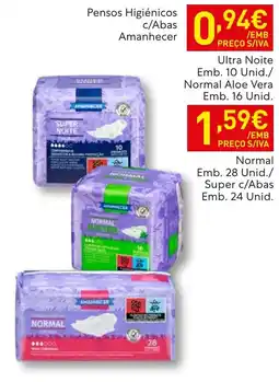 Recheio Pensos Higiênicos c/Abas Amanhecer promoção