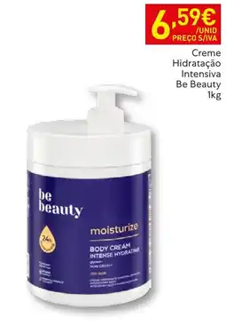 Recheio be beauty creme hidratação intensiva promoção