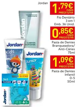 Recheio Jordan pasta de dentes infantil promoção