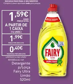 Recheio Detergente p/Loiça Fairy Ultra Limão promoção