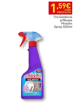 Recheio mistolin tira-nódoas promoção
