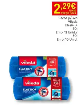 Recheio Sacos p/Lixo Vileda Elastic + promoção