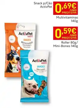 Recheio Snack p/Cão ActivPet promoção