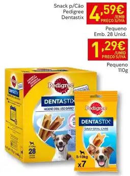 Recheio Snack p/Cão Pedigree Dentastix promoção