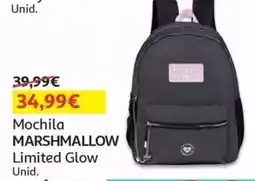 Auchan Mochila marshmallow limited glow promoção