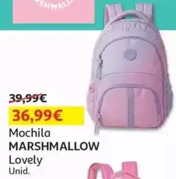 Auchan Mochila marshmallow promoção