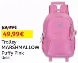 Auchan Trolley marshmallow puffy pink promoção