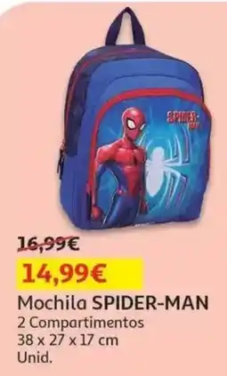 Auchan Mochila spider-man promoção