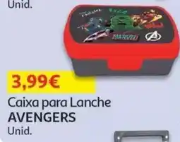 Auchan Caixa para Lanche Avengers promoção