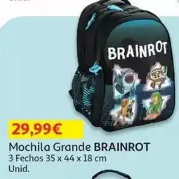 Auchan Mochila Grande Brainrot promoção