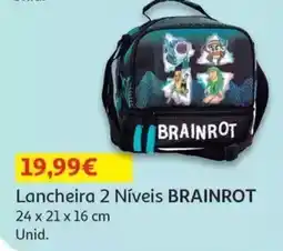 Auchan Lancheira 2 Níveis Brainrot promoção