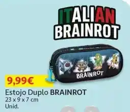 Auchan Estojo duplo brainrot promoção