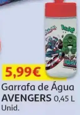 Auchan Garrafa de Água Avengers promoção