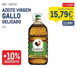 Makro Azeite virgem gallo delicado promoção