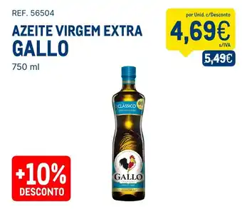 Makro Azeite virgem extra gallo promoção