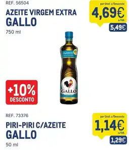 Makro azeite virgem extra gallo promoção