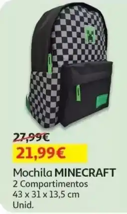 Auchan Mochila minecraft promoção
