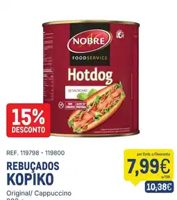 Makro Hotdog nobre promoção