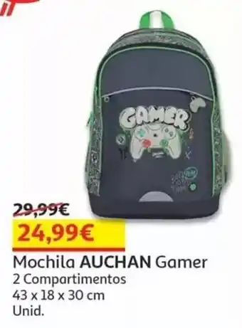 Mochila auchan gamer