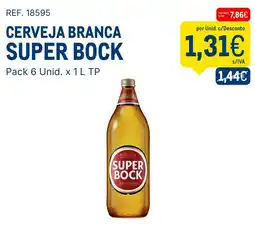 Makro Cerveja branca super bock promoção