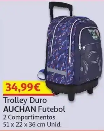 Trolley duro auchan futebol