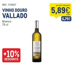 Makro vinho douro vallado promoção