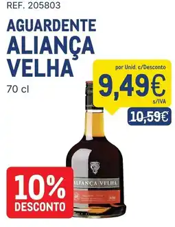 Makro Aguardente aliança velha promoção