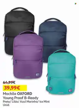 Auchan Mochila oxford young proof b-ready promoção
