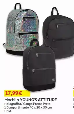 Auchan Mochila young's attitude promoção