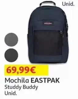 Auchan Mochila eastpak studdy buddy promoção