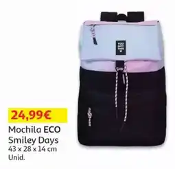 Auchan Mochila eco smiley days promoção