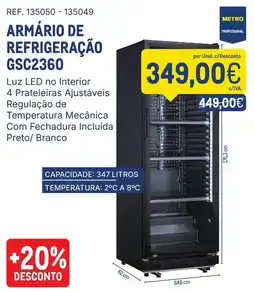 Makro armário de refrigeração gsc2360 promoção