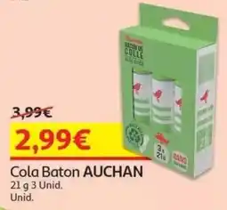 Auchan Cola Baton Auchan promoção