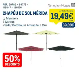 Makro Chapéu de sol mérida promoção