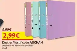 Auchan Dossier plastificado auchan promoção