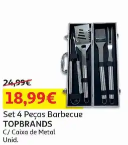 Auchan Set 4 Peças Barbecue Topbrands promoção