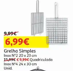 Auchan Grelha simples promoção