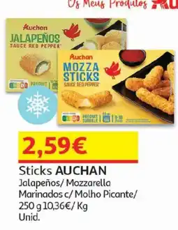 Auchan Sticks auchan jalapeños/ mozzarella promoção