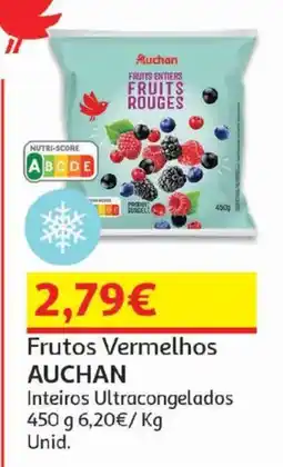 Auchan Frutos Vermelhos Auchan promoção