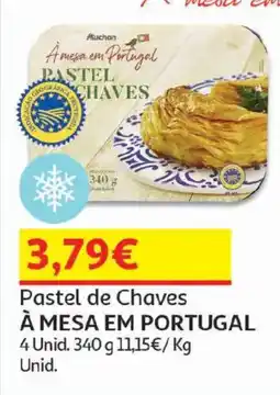 Auchan Pastel de Chaves À mesa em Portugal promoção