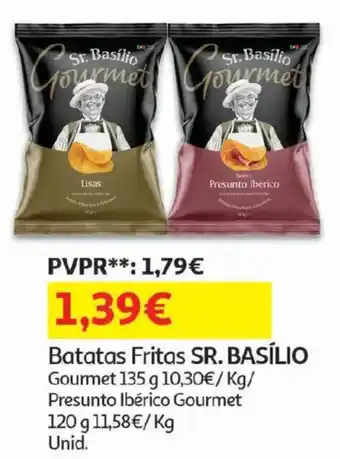 Auchan Batatas Fritas Sr. Basílio promoção