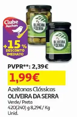 Auchan Azeitonas Clássicas oliveira da serra promoção