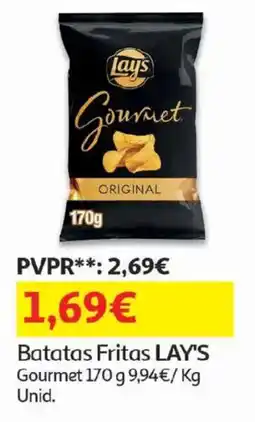 Auchan Batatas Fritas LAY'S Gourmet promoção