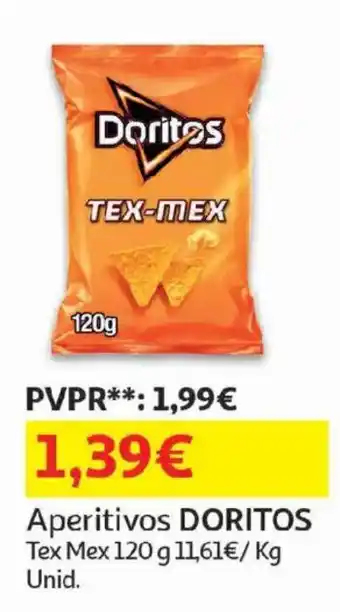 Auchan Aperitivos doritos tex mex promoção