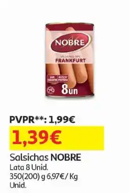 Auchan Salsichas nobre promoção