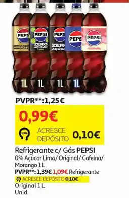 Auchan Refrigerante c/ Gás PEPSI promoção