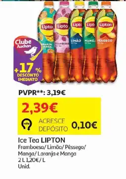 Auchan Ice Tea LIPTON promoção