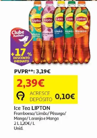 Auchan Ice Tea LIPTON promoção