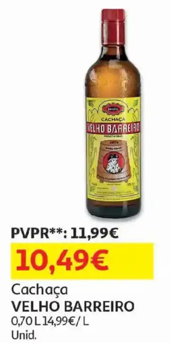 Auchan Cachaça velho barreiro promoção