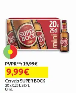 Auchan Cerveja super bock promoção